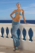Load image into Gallery viewer, Miami Maxi Skirt - Ophelia Blue
