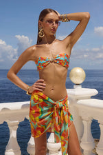 Load image into Gallery viewer, Tropez Sarong - Diaz Aqua
