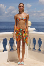 Load image into Gallery viewer, Tropez Sarong - Diaz Aqua
