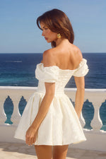 Load image into Gallery viewer, Elodie Mini Dress - Ivory
