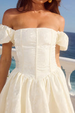 Load image into Gallery viewer, Elodie Mini Dress - Ivory
