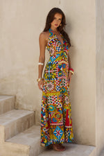 Load image into Gallery viewer, Arlette Maxi Dress - Phaedra Print
