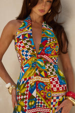 Load image into Gallery viewer, Arlette Maxi Dress - Phaedra Print
