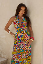 Load image into Gallery viewer, Arlette Maxi Dress - Phaedra Print
