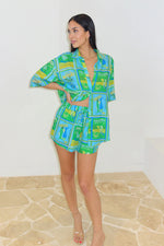 Load image into Gallery viewer, Adelyn Short - Aloha Aqua
