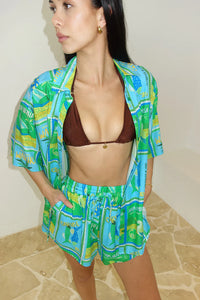 Adelyn Shirt - Aloha Aqua