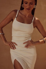 Load image into Gallery viewer, Edin Long Midi Dress - White
