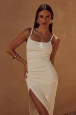 Load image into Gallery viewer, Edin Long Midi Dress - White
