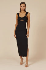 Load image into Gallery viewer, Dinah Midi Dress - Black
