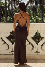 Load image into Gallery viewer, Nadalia Midi Dress - Black
