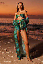 Load image into Gallery viewer, Camille Robe - Cabana Green
