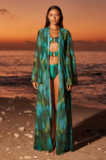 Load image into Gallery viewer, Camille Robe - Cabana Green
