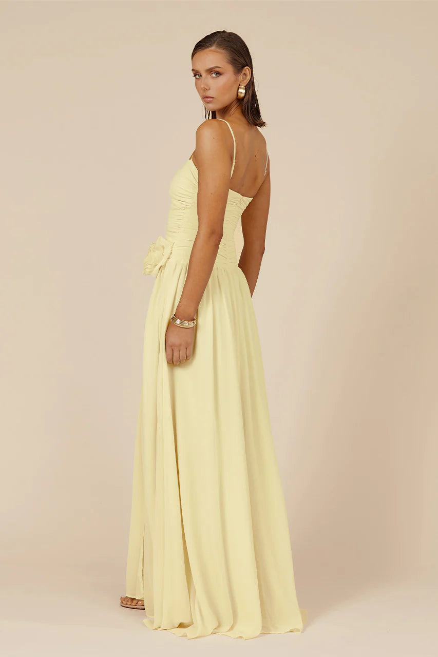 Danika Maxi Dress - Lemon