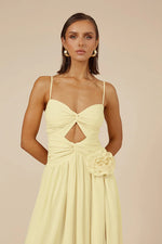 Load image into Gallery viewer, Danika Maxi Dress - Lemon
