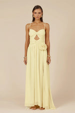 Load image into Gallery viewer, Danika Maxi Dress - Lemon
