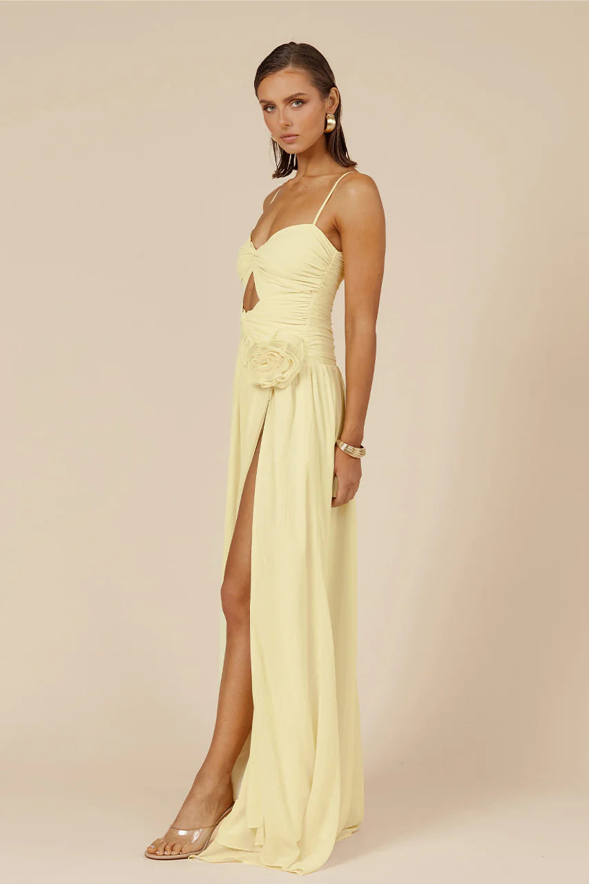 Danika Maxi Dress - Lemon