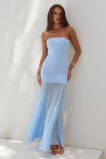 Load image into Gallery viewer, Remi Strapless Maxi Dress - Sky Blue
