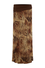 Load image into Gallery viewer, Helena Low Waist Maxi Skirt - Tigress Brown
