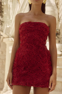 Rosaline Mini Dress - Cherry