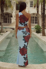 Load image into Gallery viewer, Zarela Maxi Skirt - Red Rose
