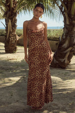 Load image into Gallery viewer, Albion Maxi Dress - Leopard Print
