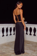 Load image into Gallery viewer, Nessa Low Waist Maxi Skirt - Black
