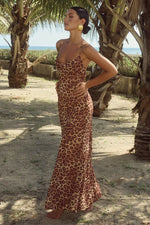 Load image into Gallery viewer, Albion Maxi Dress - Leopard Print
