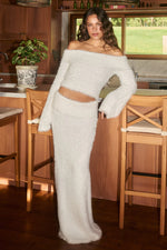 Load image into Gallery viewer, Rhea Knit Maxi Skirt - Stone
