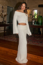 Load image into Gallery viewer, Rhea Knit Maxi Skirt - Stone
