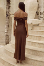 Load image into Gallery viewer, Amoret Midi Dress - Espresso
