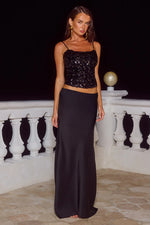 Load image into Gallery viewer, Nessa Sequin Top - Black
