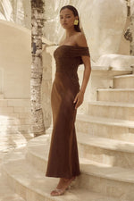 Load image into Gallery viewer, Amoret Midi Dress - Espresso
