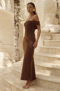 Amoret Midi Dress - Espresso