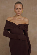 Load image into Gallery viewer, Airilie Maxi Dress - Brown
