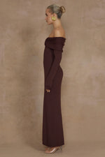 Load image into Gallery viewer, Airilie Maxi Dress - Brown
