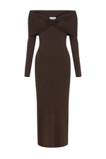 Load image into Gallery viewer, Airilie Maxi Dress - Brown
