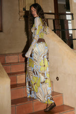 Load image into Gallery viewer, Daria Low Waisted Maxi Skirt - Minki Blue
