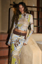 Load image into Gallery viewer, Daria Long Sleeve Top - Minki Blue
