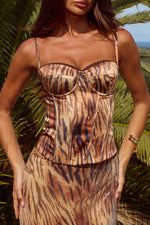 Load image into Gallery viewer, Eli Bustier - Tigress Brown
