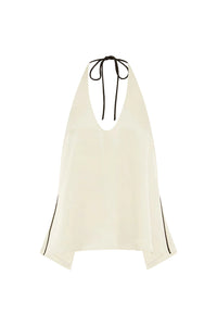 Bailie Halter Top - Cream