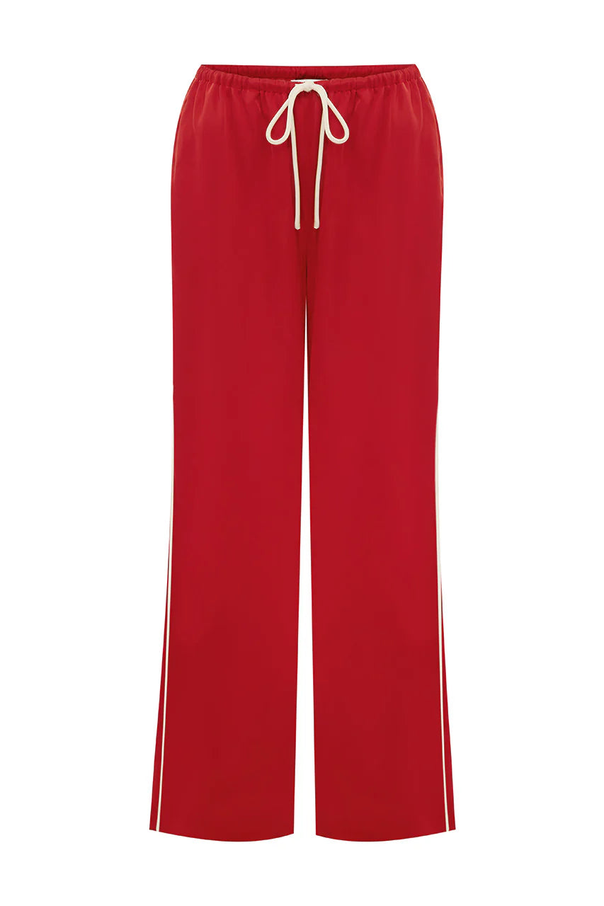 Bailie Palazzo Pant - Red