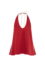 Load image into Gallery viewer, Bailie Halter Top - Red
