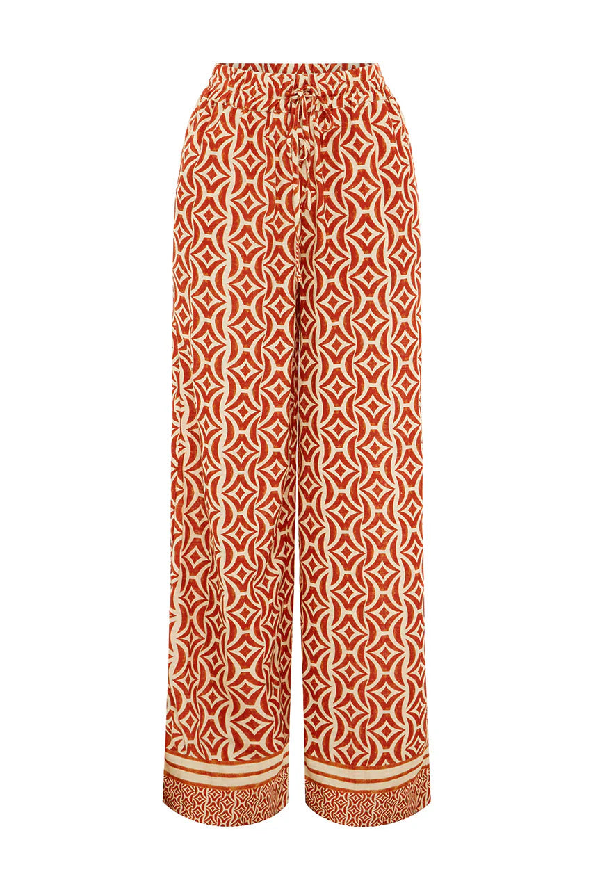 Alara Palazzo Pant - Alara Red