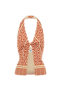 Alara Halter Top - Alara Red