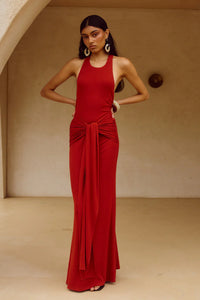 Judah Maxi Dress - Red