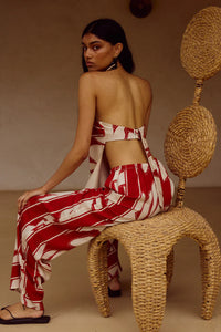 Arlette Strapless Top - Arlette Red