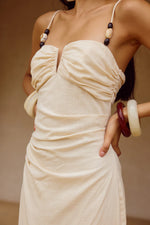 Load image into Gallery viewer, Marianna Midi Dress - Cream
