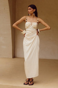 Marianna Midi Dress - Cream