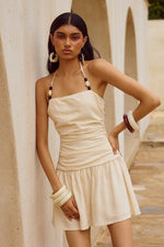 Load image into Gallery viewer, Marianna Mini Dress - Cream
