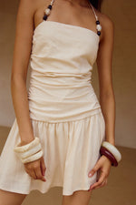 Load image into Gallery viewer, Marianna Mini Dress - Cream
